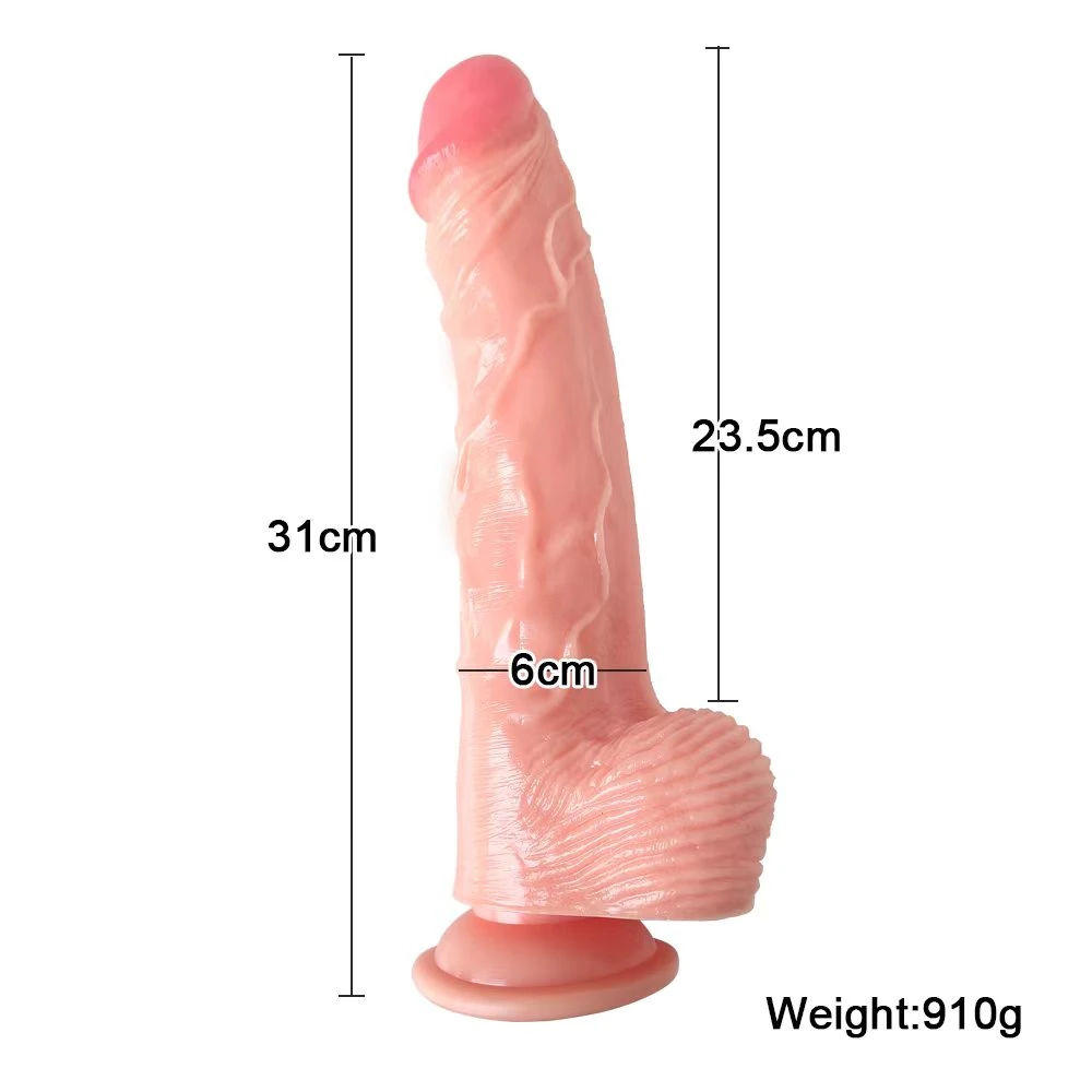 قضيب اصطناعي يدوي كبير — 31 سم — VIP33