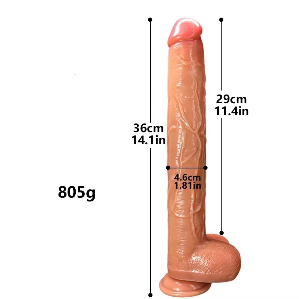 قضيب اصطناعي يدوي طويل — 36 سم — VIP36
